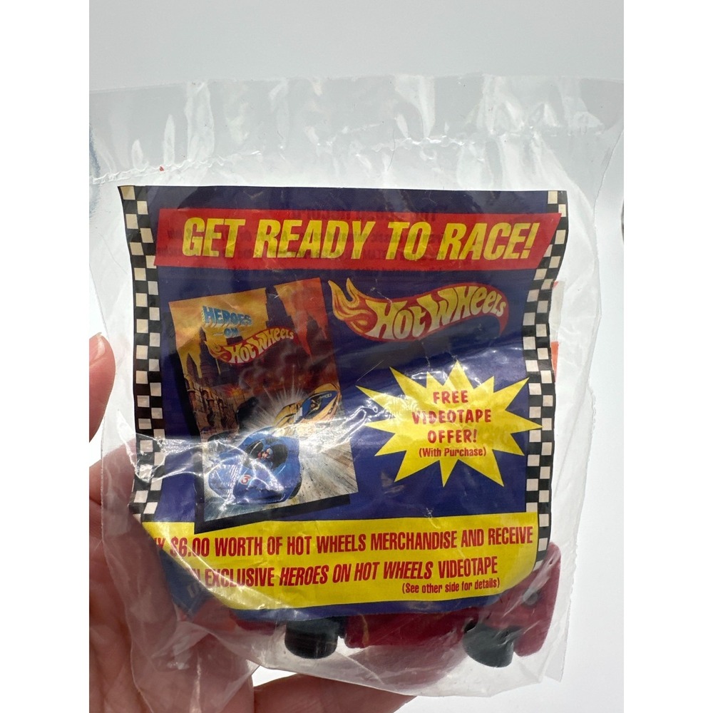 1993 McDonald's Hot‎ Wheels Thunderbird #27 Sealed Racing Series Happy Meal - Picture 6 of 9